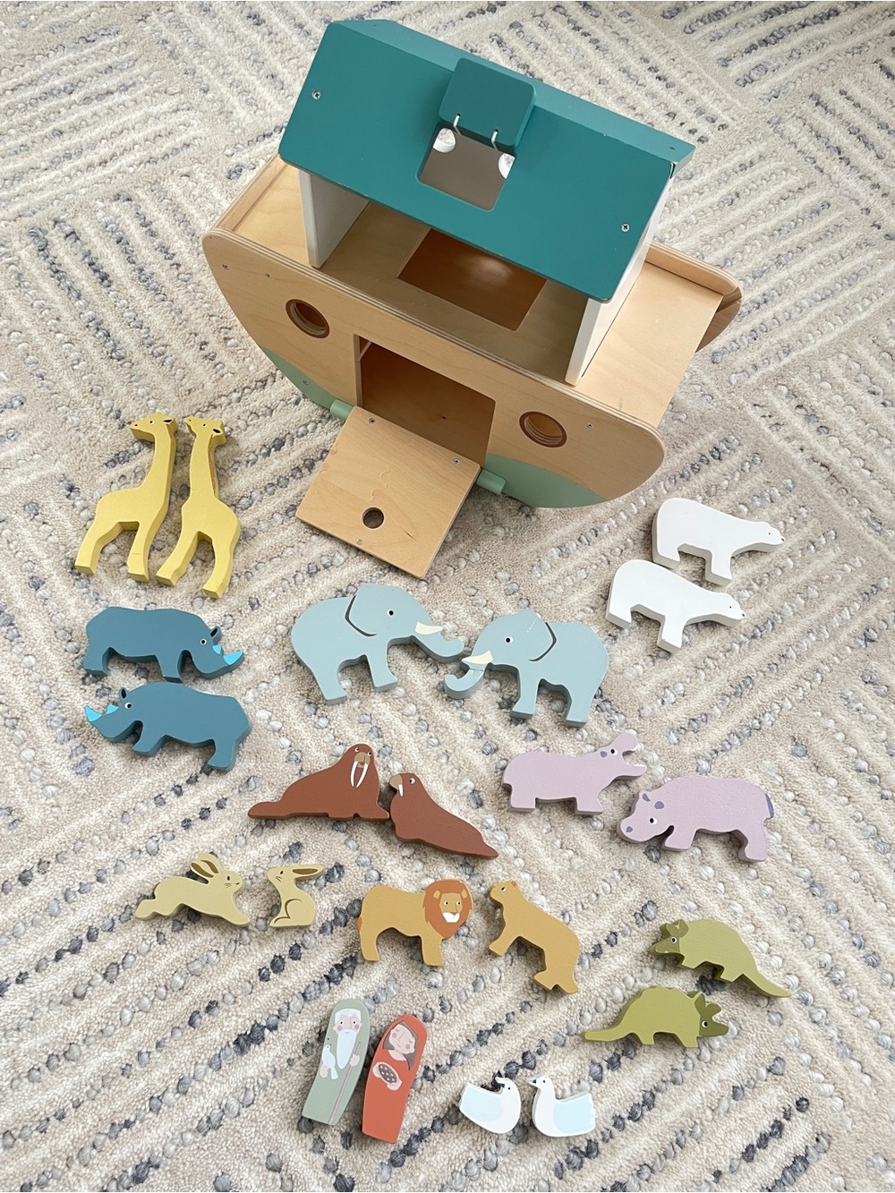 Tender Leaf Toys Noah's Ark Wooden Playset